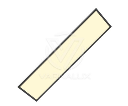 Varnalux LED Backlit Panel 120×30 Black Frame 3CCT Switch (3000K/4000K/6000K) - Afbeelding 3