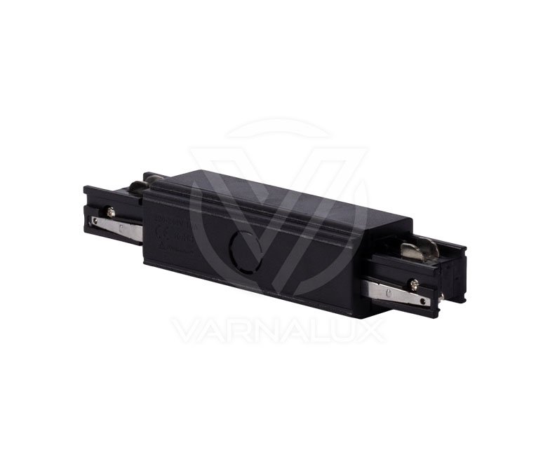 Varnalux "I" shape square 4 wired 3-phase connector Black