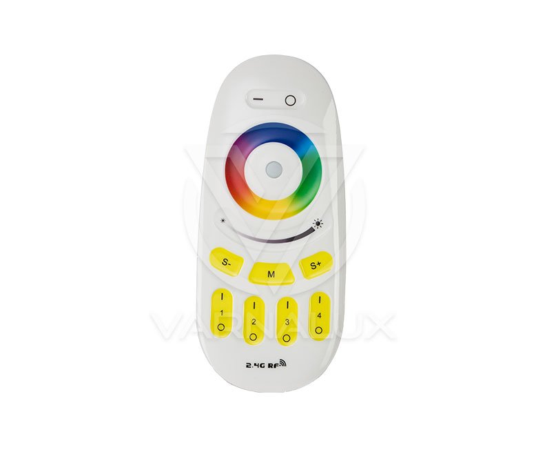 Varnalux Afstandsbediening voor LED Strip RGBW 4 zones
