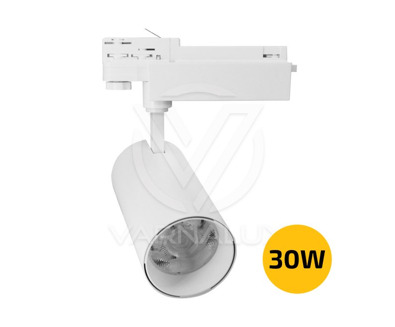Varnalux LED Railspot 30W met Philips driver en chip, wit