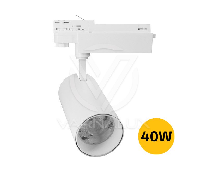 Varnalux LED Railspot 40W met Philips driver en chip, wit