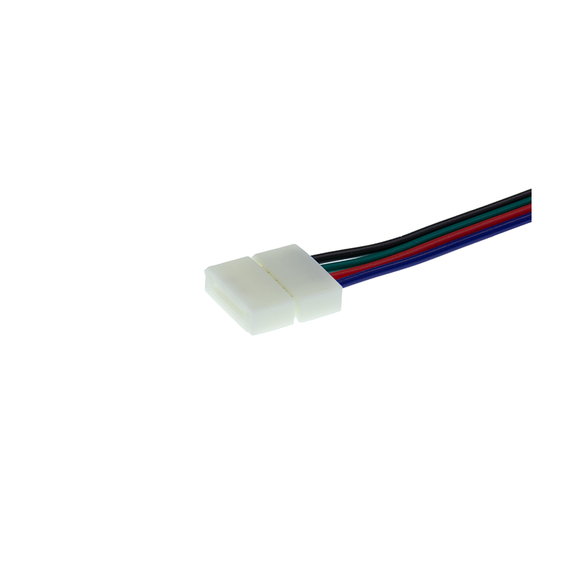 Connector 10mm RGB Single End With Wire