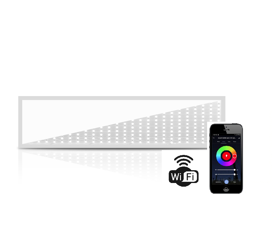 RGB+CCT WiFi LED Panel 60x120 40W